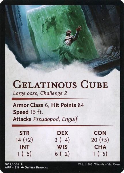 Gelatinous Cube // Gelatinous Cube