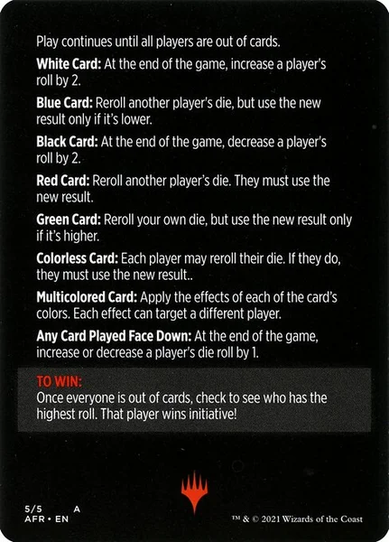 Roll for Initiative // Roll for Initiative (cont'd)