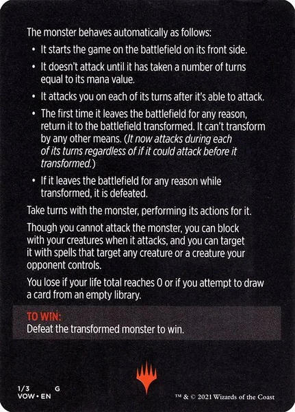 Monster of the Week // Monster of the Week (cont'd)