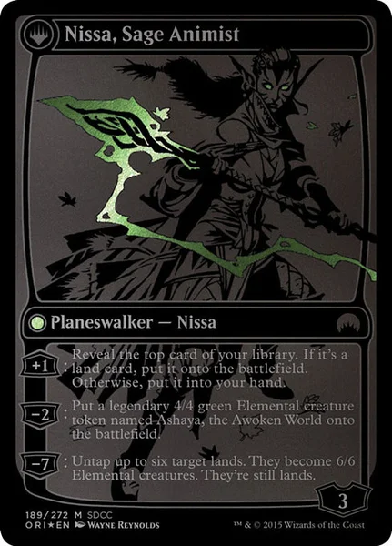 Nissa, Vastwood Seer // Nissa, Sage Animist