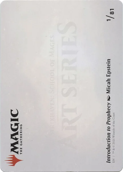 Introduction to Prophecy // Introduction to Prophecy